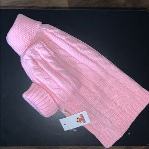 Stinky-g Pink Dog Sweater. S